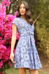 Poppy Dress- Blue Lace